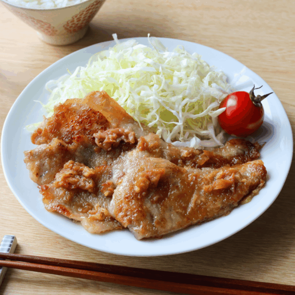 豚肉の梅生姜焼き