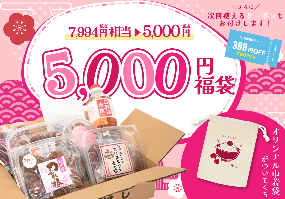 5000円福袋 セット内容イメージ